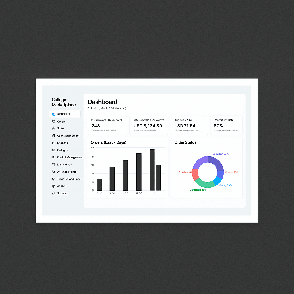 Marketplace Admin Dashboard