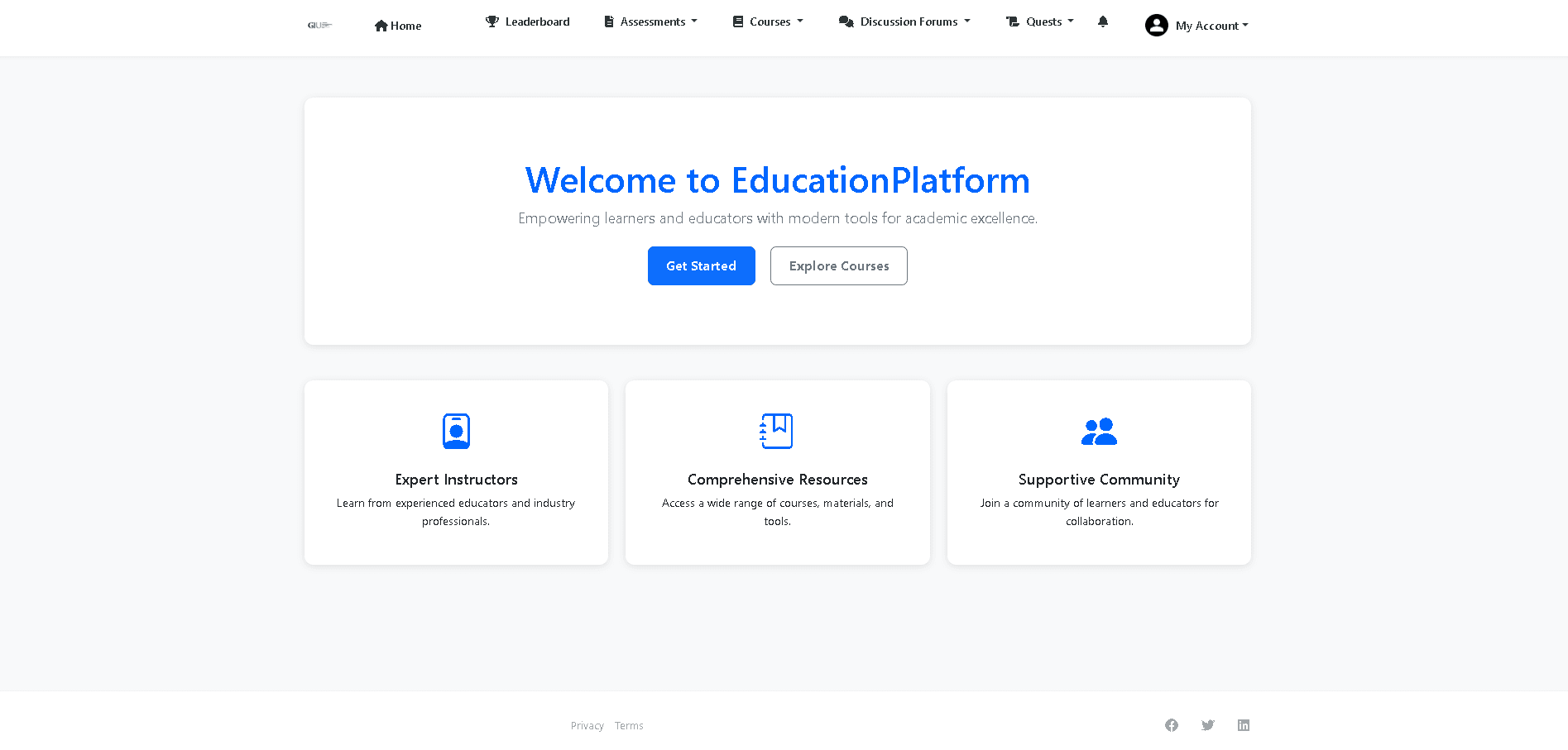 ASP.NET Core Educational Platform